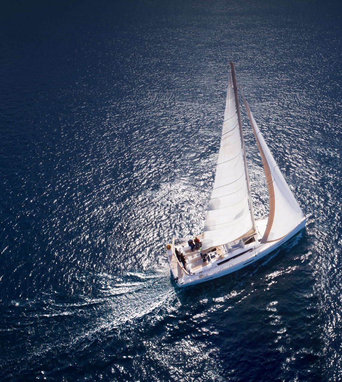 Boat in Open Sea
