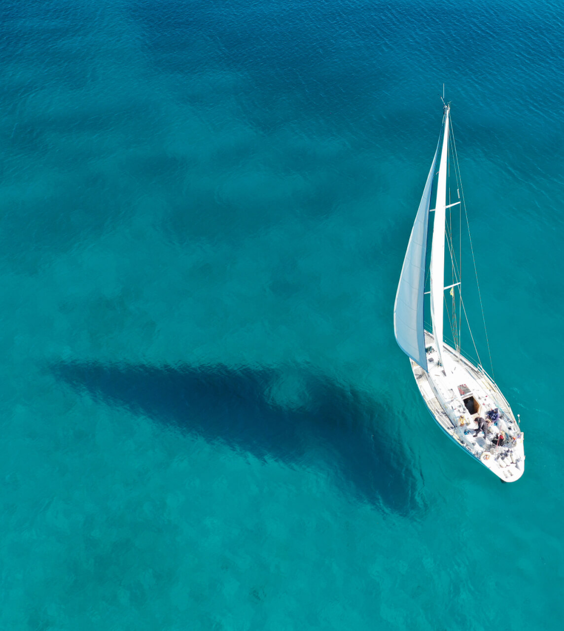 Boat on Clear Ocean