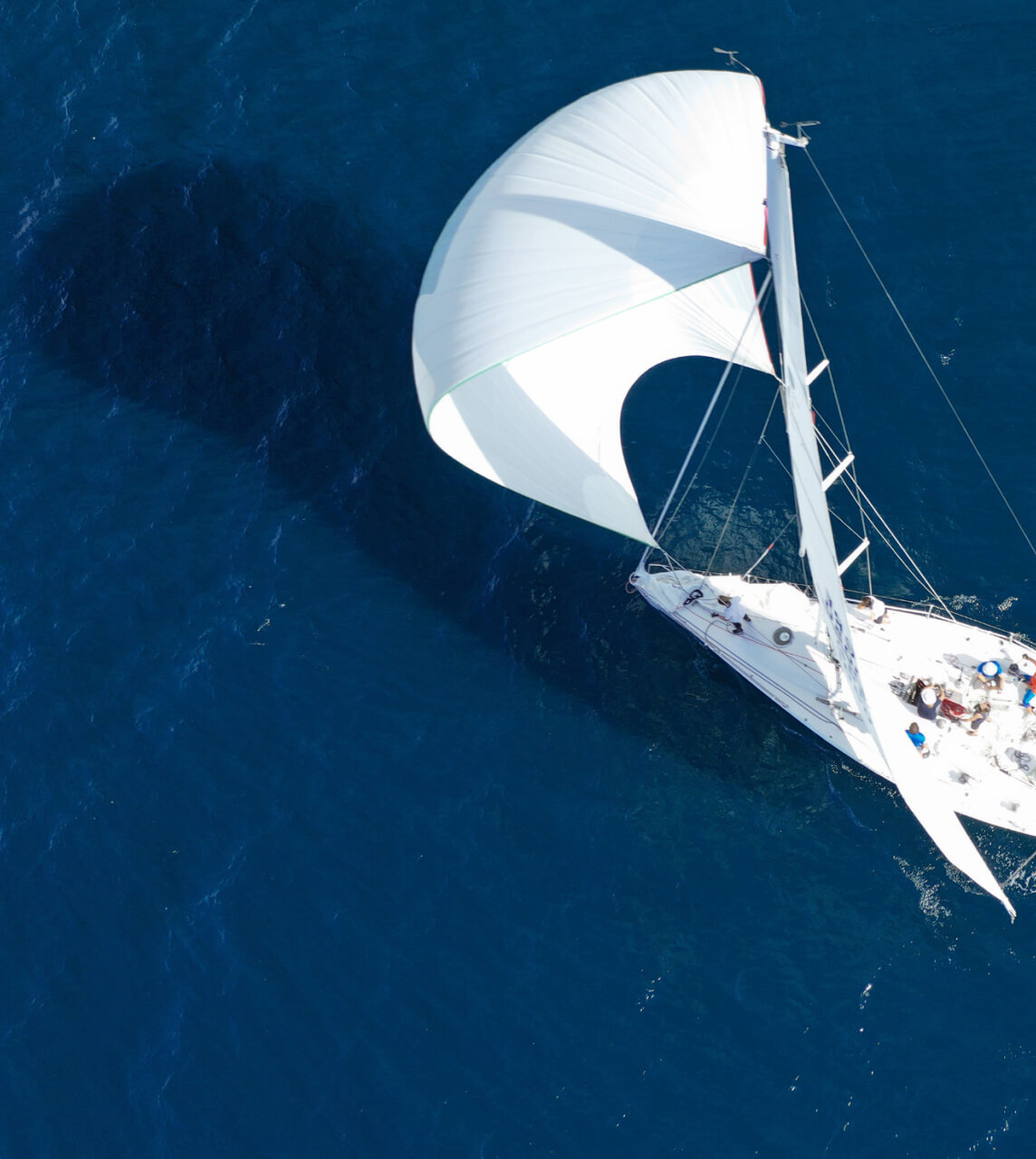 Sailing Yacht Top View