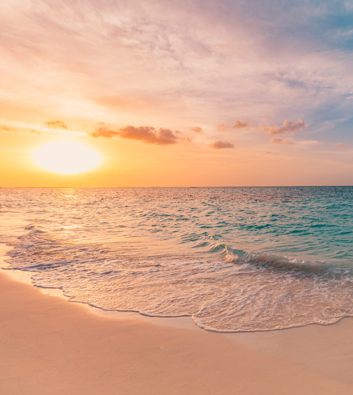 Evening Sky Over Ocean