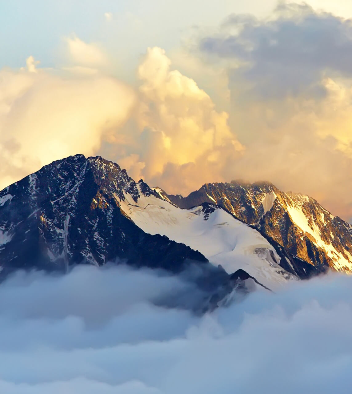 Mountain Ranges with sky
