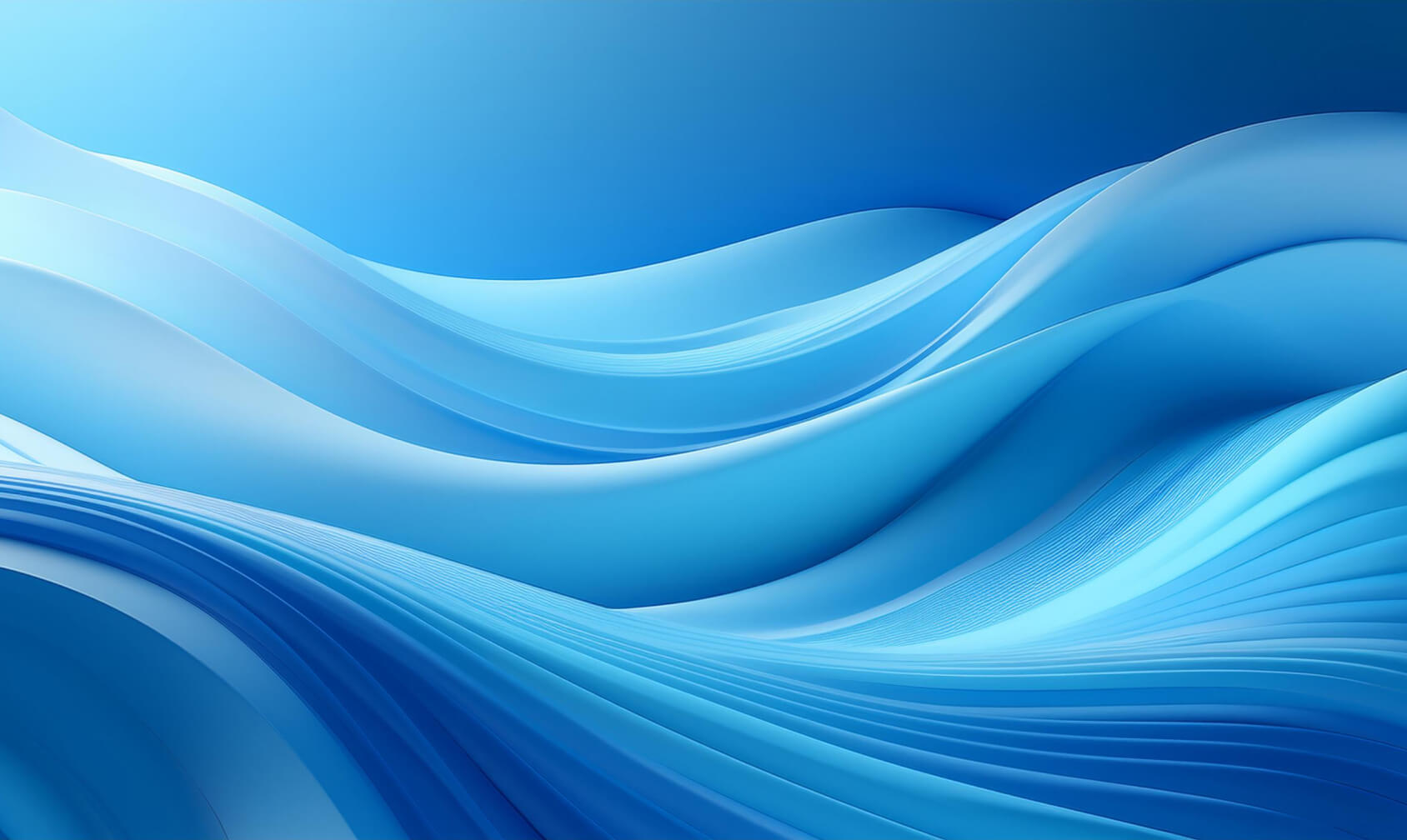 Firefly Digital gradient curve soft smooth surface 3d render light blues