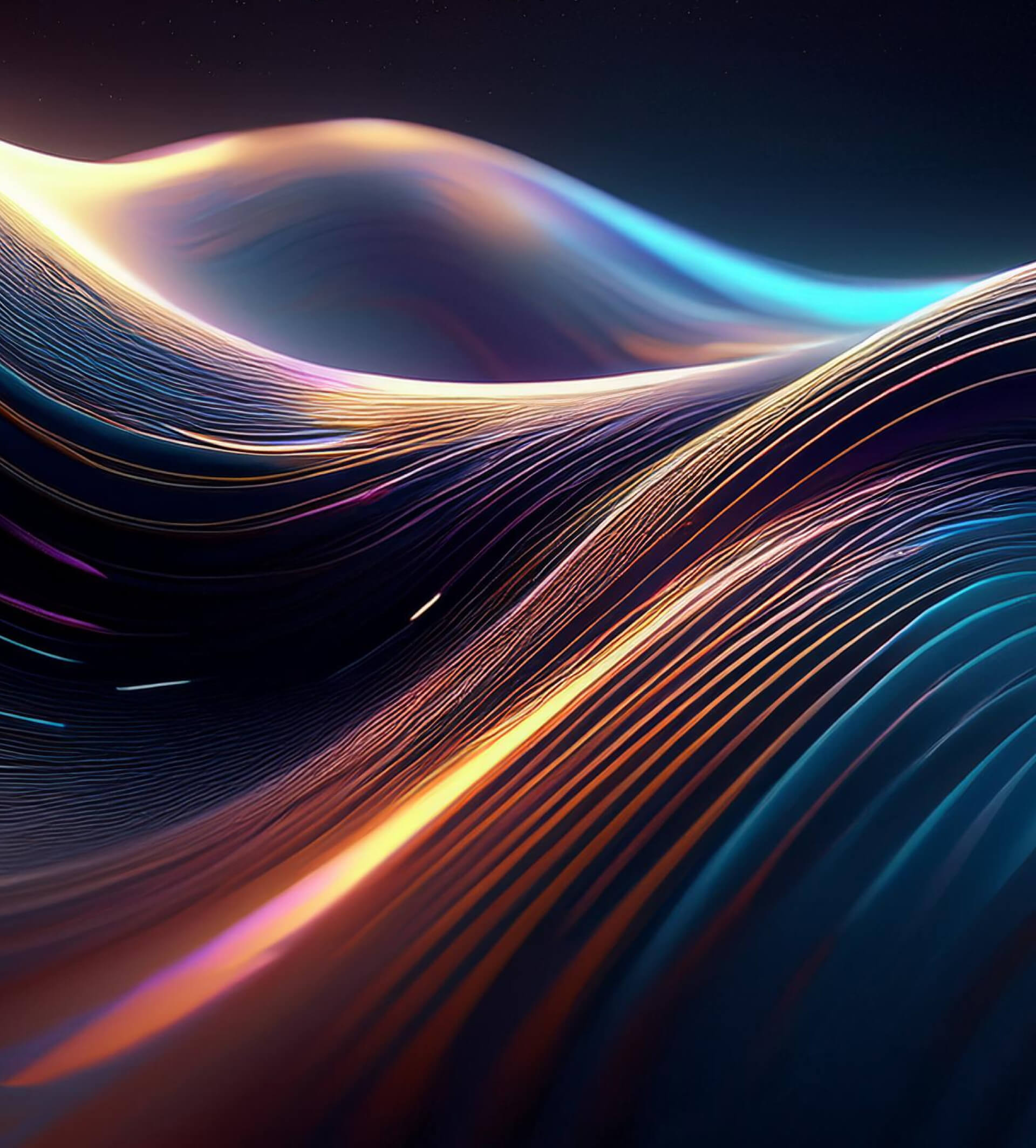 Firefly exponential curve upwards 3d render soft wave dark colours digital abstract 56810 1