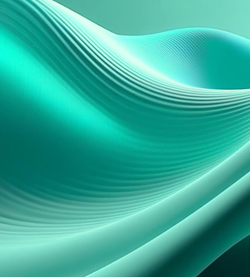 Light blue wave