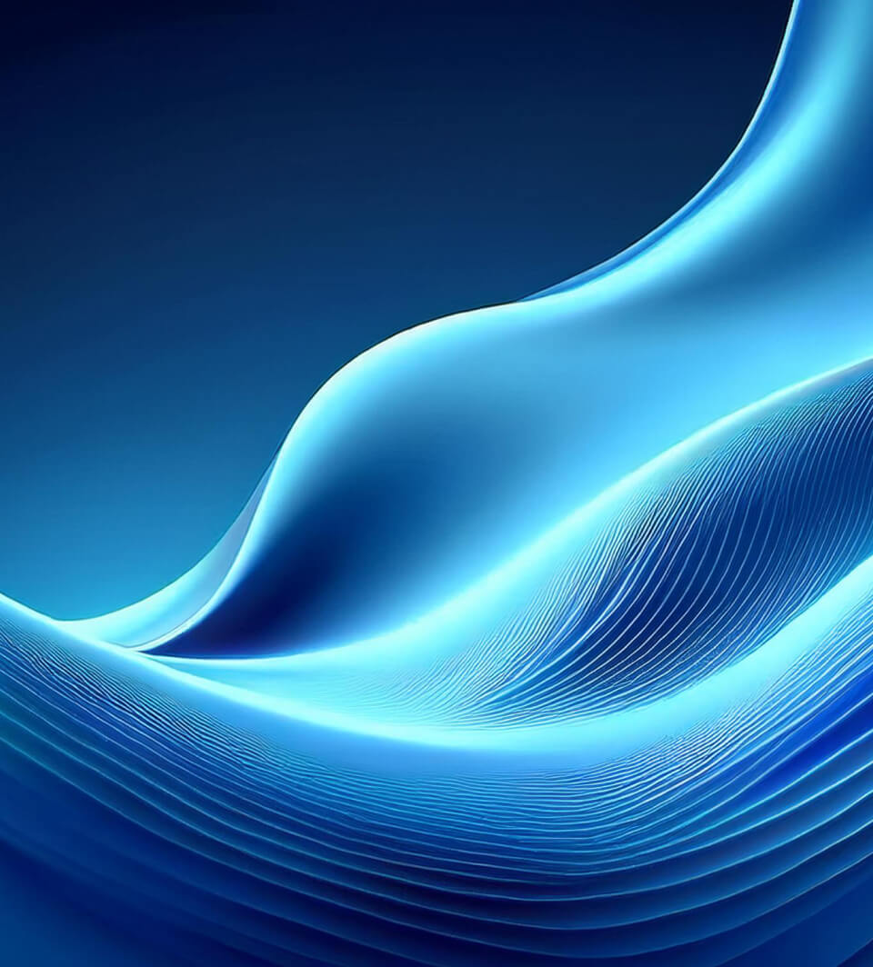 Dark blue wave