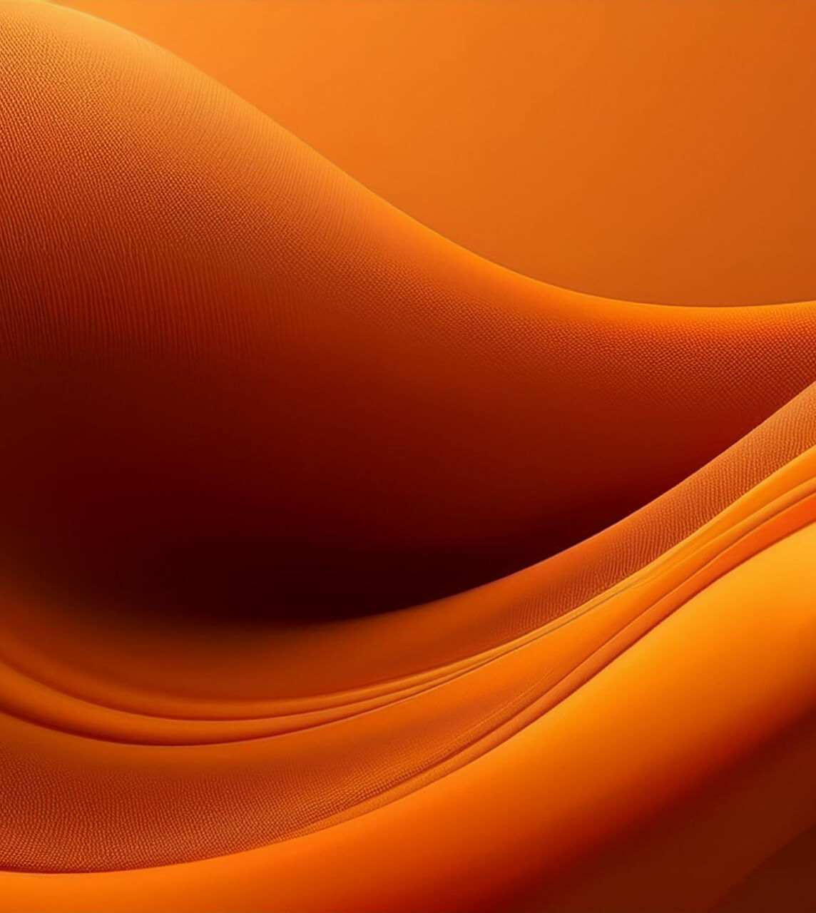 Firefly orange colours soft wave 3d render soft wave digital abs (17)