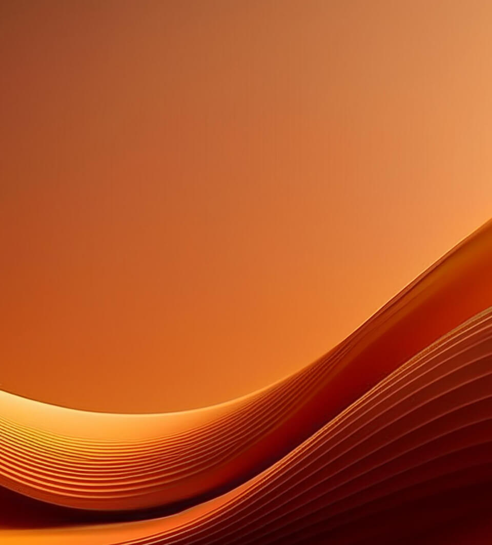 Orange soft wave