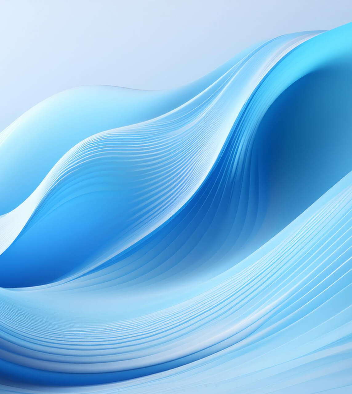 Firefly soft wave 3d render soft wave light blue digital abs (12)