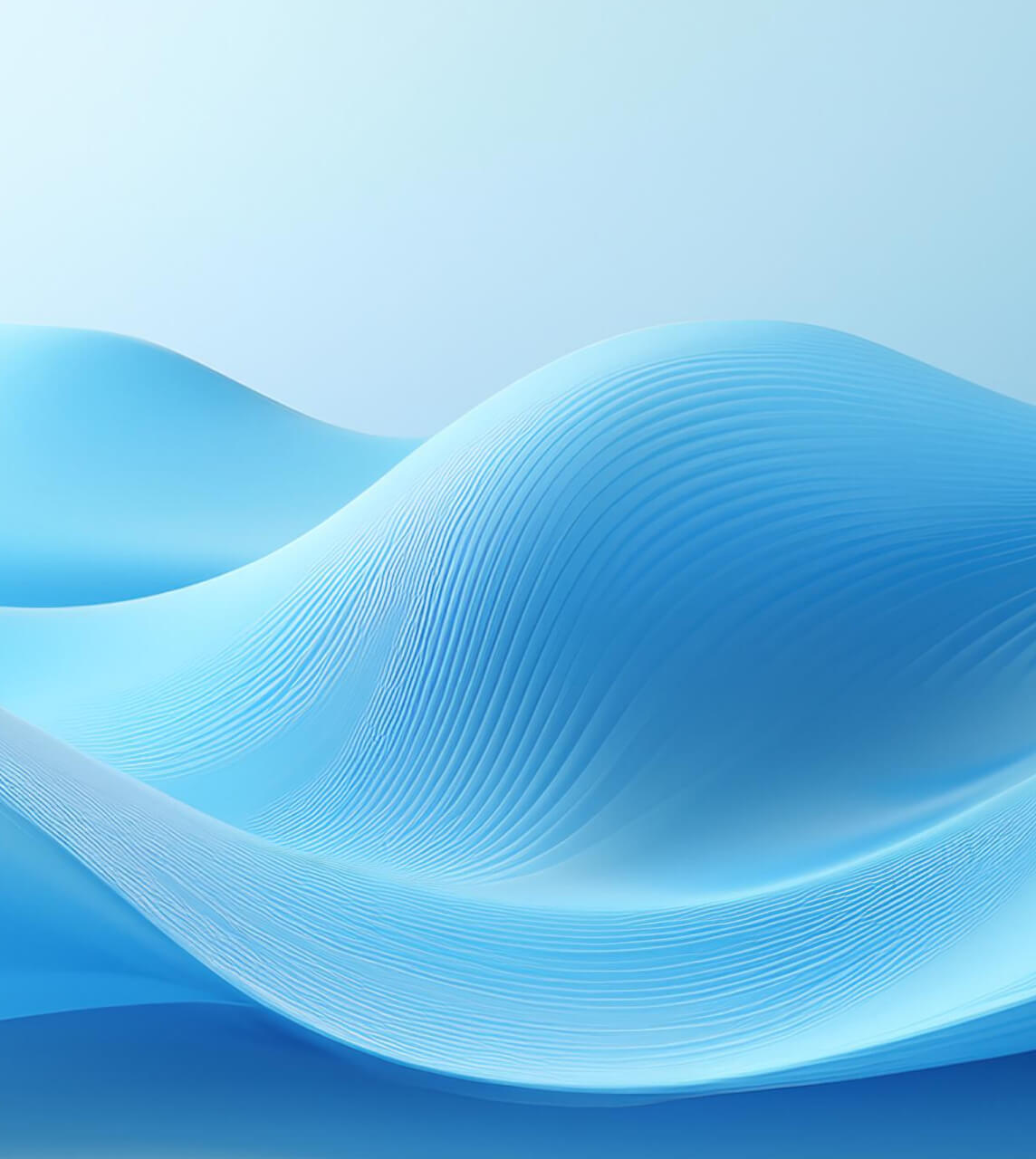 Firefly soft wave 3d render soft wave light blue digital abst (5)